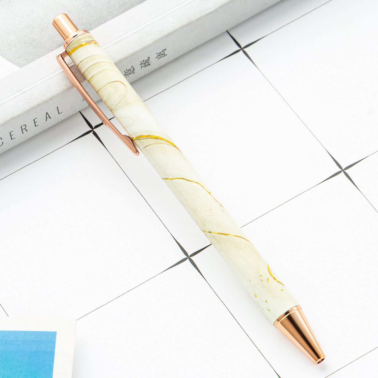 Wholesale New creative student cute printing pattern metal pen